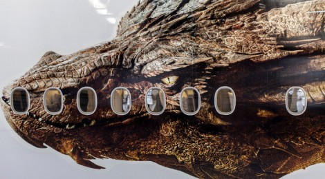 Le dragon Smaug sur un avion !
