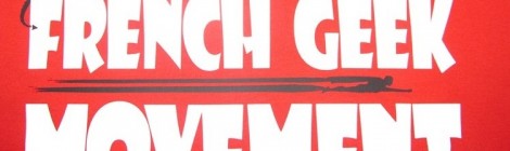 Des tee-shirts "French Geek Movement" en vente !!!