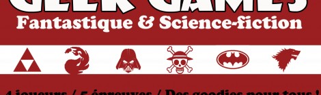 Geek Games : offre de lancement et offre adhérent !