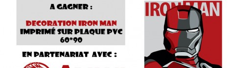 JEU CONCOURS : Décoration Iron Man