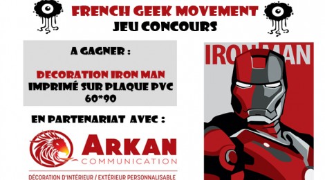 JEU CONCOURS : Décoration Iron Man